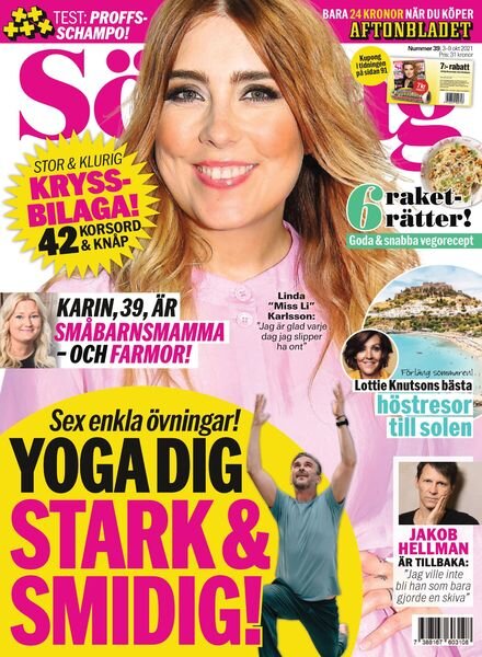 Aftonbladet SOndag – 03 oktober 2021 Cover