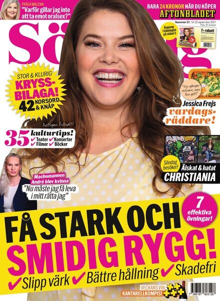 Aftonbladet SOndag – 19 september 2021 Cover