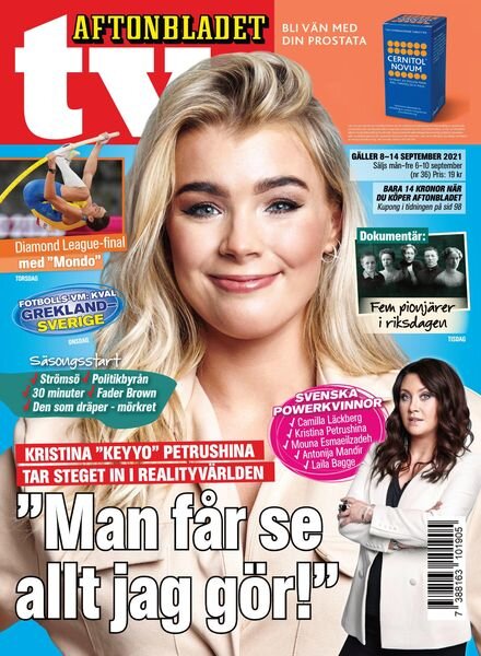 Aftonbladet TV – 06 september 2021 Cover