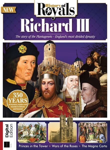 All About History – Book of Richard III & the Plantagenets – September 2021 Cover
