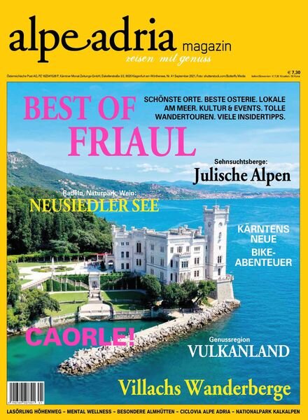 Alpe Adria Magazin – Oktober 2021 Cover