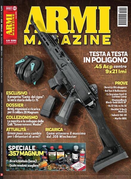 Armi Magazine – Ottobre 2021 Cover