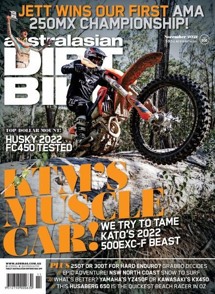 Australasian Dirt Bike – November 2021 Cover