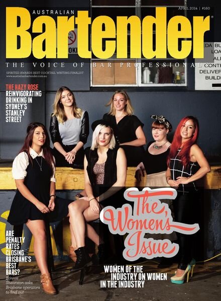 Australian Bartender – April 2014 Cover