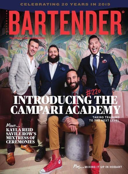Australian Bartender – April 2019 Cover