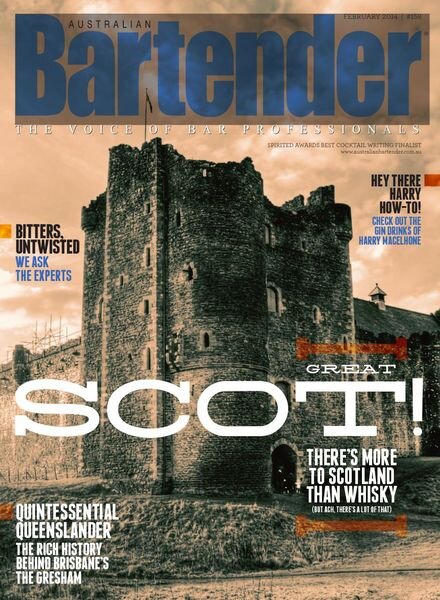 Australian Bartender – February 2014 Cover
