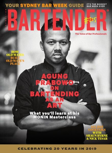 Australian Bartender – January 2021 Cover