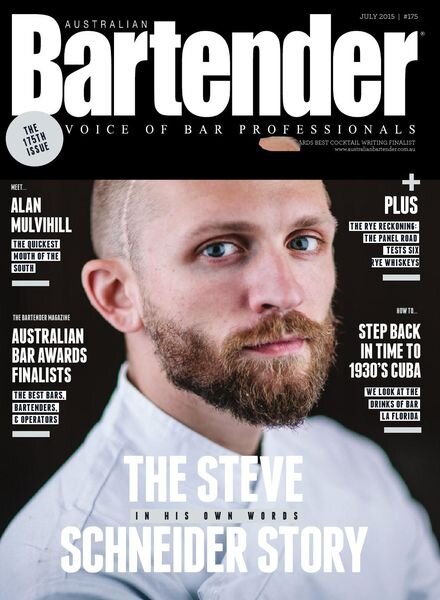 Australian Bartender – July 2015 Cover