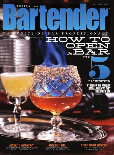 Australian Bartender – June 2014 Cover