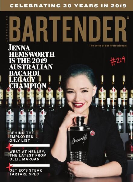 Australian Bartender – March 2019 Cover