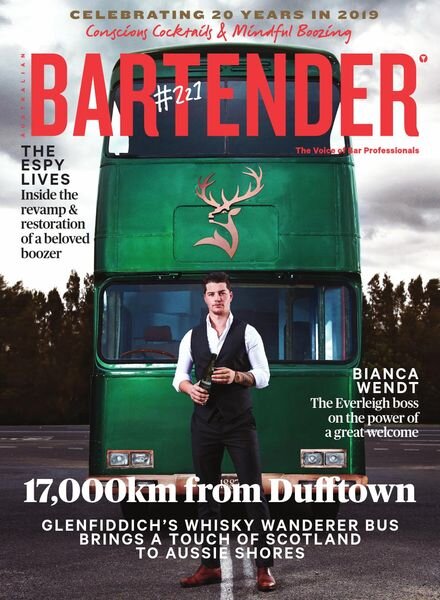 Australian Bartender – May 2019 Cover