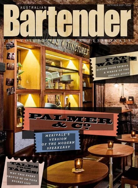 Australian Bartender – October 2012 Cover