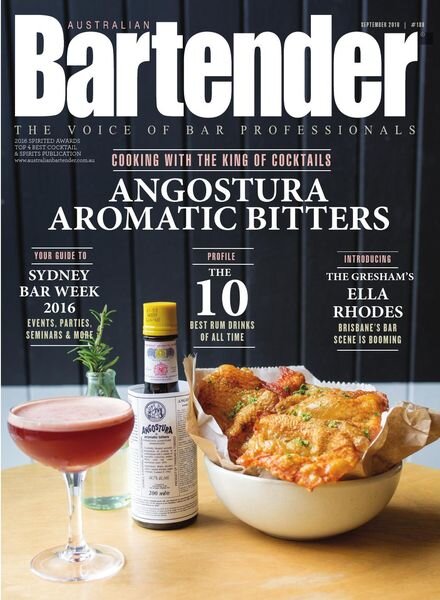 Australian Bartender – September 2016 Cover