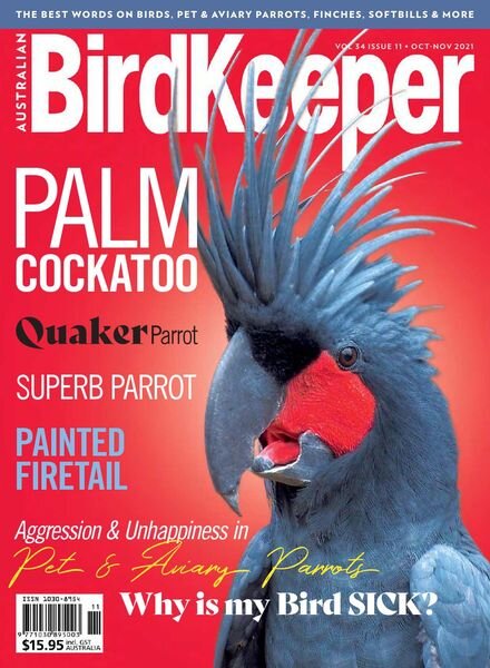 Australian Birdkeeper – October-November 2021 Cover