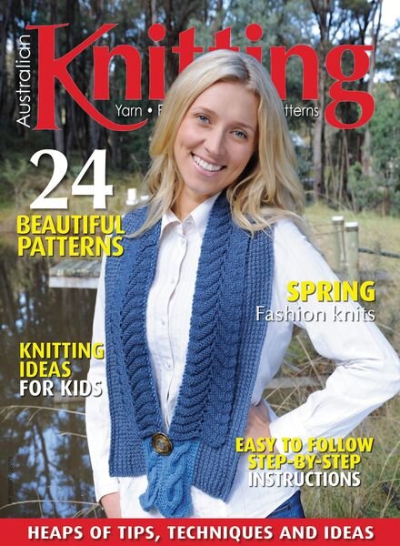 Australian Knitting – October 2021 Cover