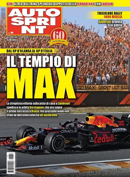 Auto Sprint – 7 Settembre 2021 Cover