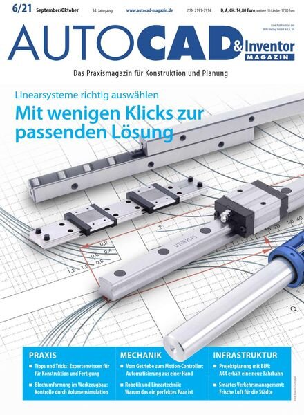 Autocad & Inventor Magazin – September-Oktober 2021 Cover