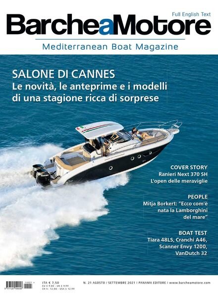 Barche a Motore – Agosto-Settembre 2021 Cover