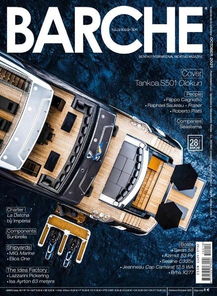 Barche Magazine – Ottobre 2021 Cover
