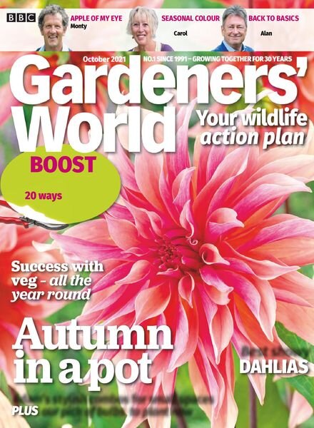 BBC Gardeners’ World – October 2021 Cover