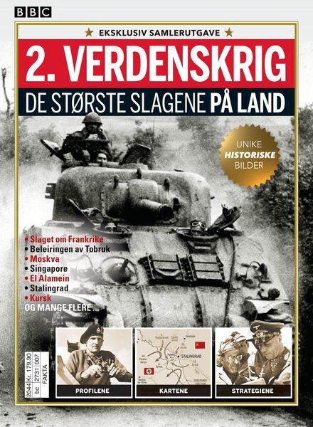 BBC Historie Norge – januar 2021 Cover