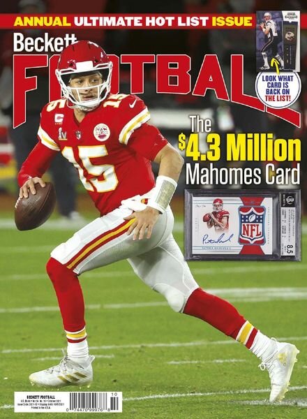 Beckett Football – October 2021 Cover