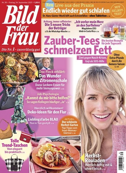 Bild der Frau – 24. September 2021 Cover