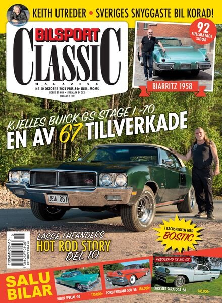 Bilsport Classic – 21 september 2021 Cover
