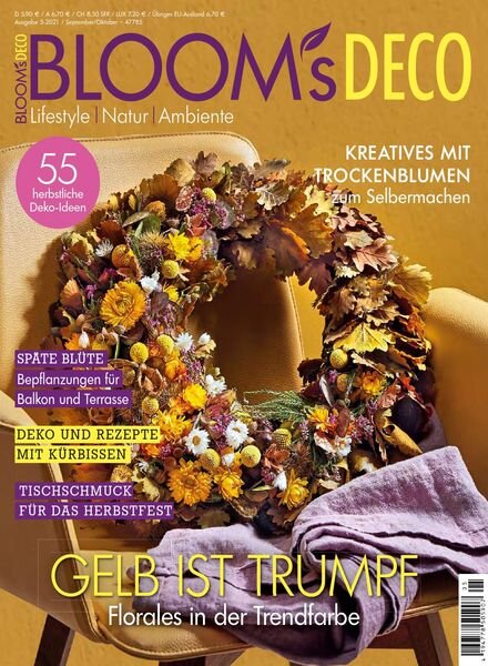 Bloom’s Deco – September-Oktober 2021 Cover