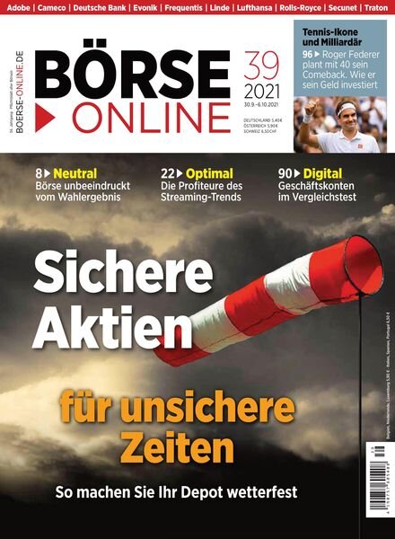 BOrse Online – 30 September 2021 Cover