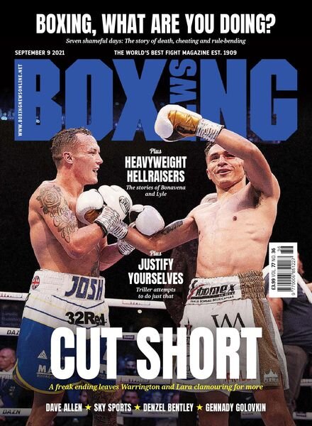 Boxing News – September 09, 2021 Cover