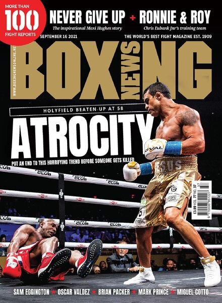 Boxing News – September 16, 2021 Cover