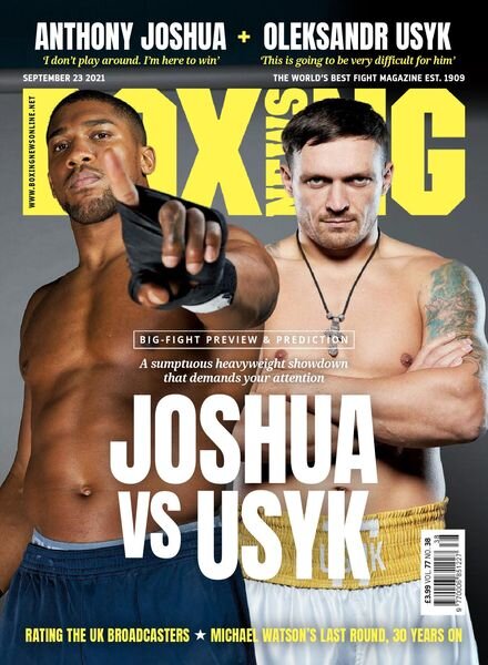 Boxing News – September 23, 2021 Cover