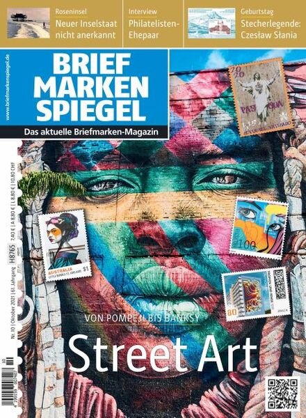 Briefmarken Spiegel – Oktober 2021 Cover