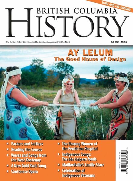 British Columbia History – September 2021 Cover