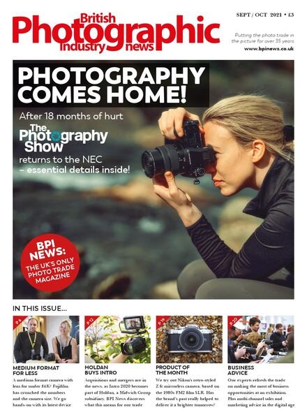 British Photographic Industry News – September-Ocober 2021 Cover
