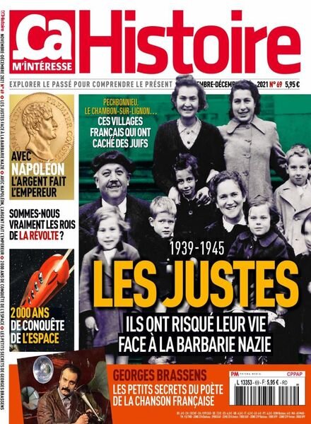 ca M’Interesse Histoire – Novembre-Decembre 2021 Cover