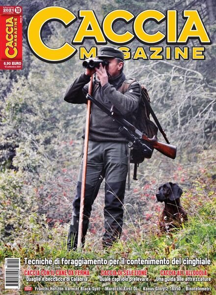 Caccia Magazine – Ottobre 2021 Cover