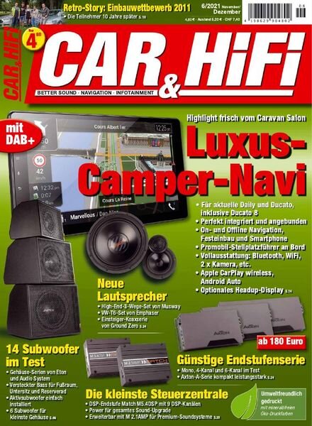 Car & Hifi – November-Dezember 2021 Cover