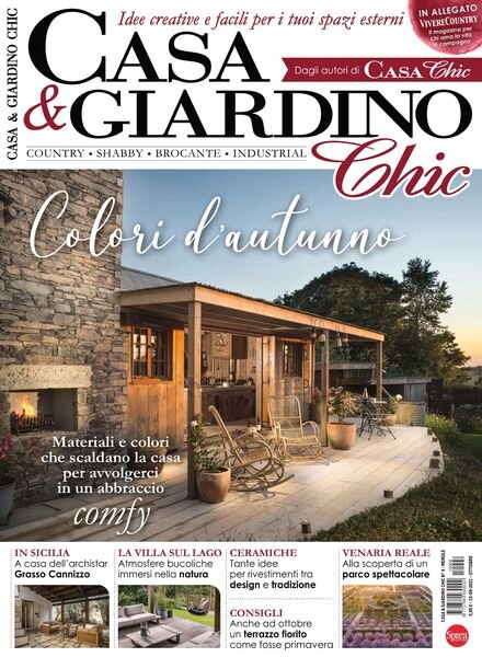 Casa & Giardino Chic – settembre 2021 Cover