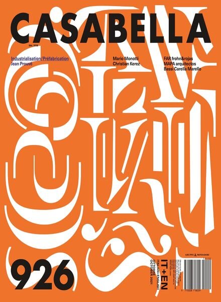 Casabella – ottobre 2021 Cover