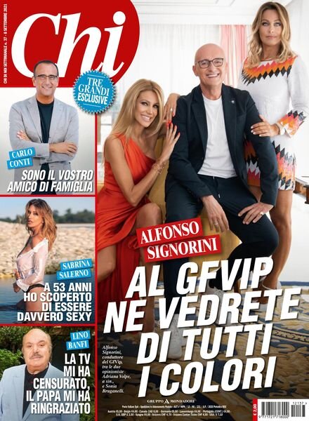 Chi – 11 settembre 2021 Cover