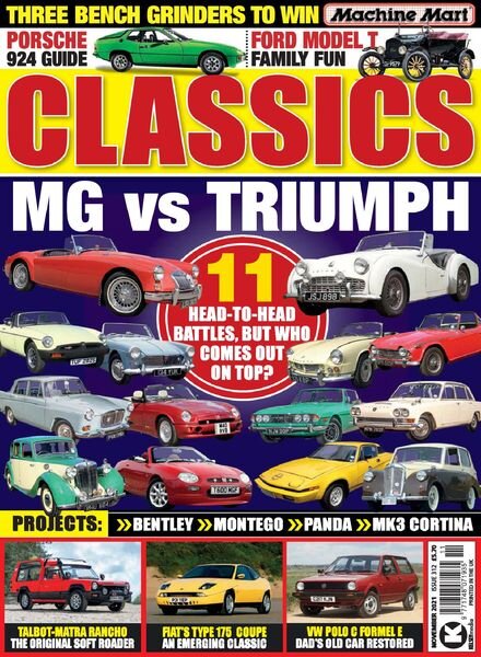 Classics Monthly – November 2021 Cover