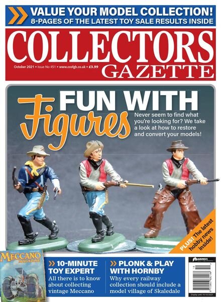 Collectors Gazette – October 2021 Cover