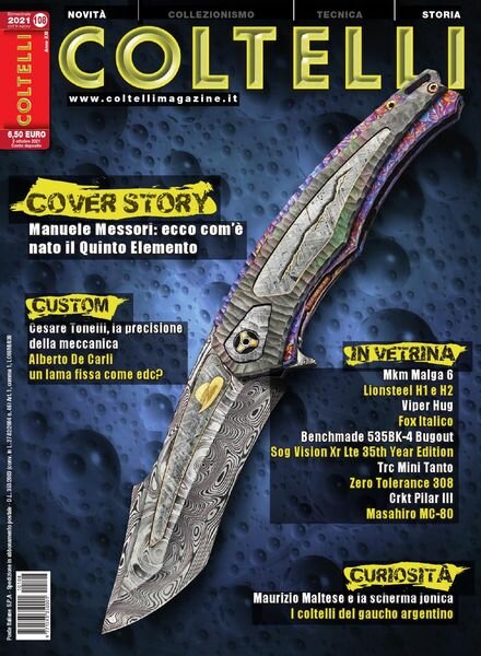 Coltelli – Ottobre-Novembre 2021 Cover