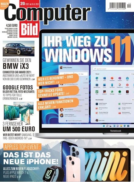 Computer Bild Germany – 24 September 2021 Cover