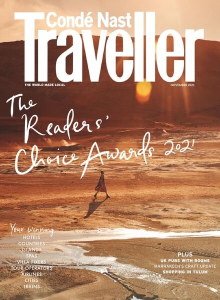 Conde Nast Traveller UK – November 2021 Cover