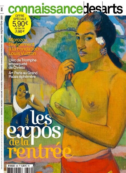 Connaissance des Arts – Septembre 2021 Cover