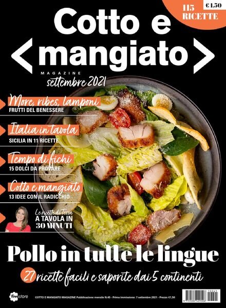 Cotto e Mangiato – settembre 2021 Cover