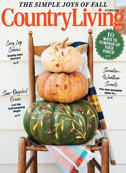 Country Living USA – October 2021 Cover
